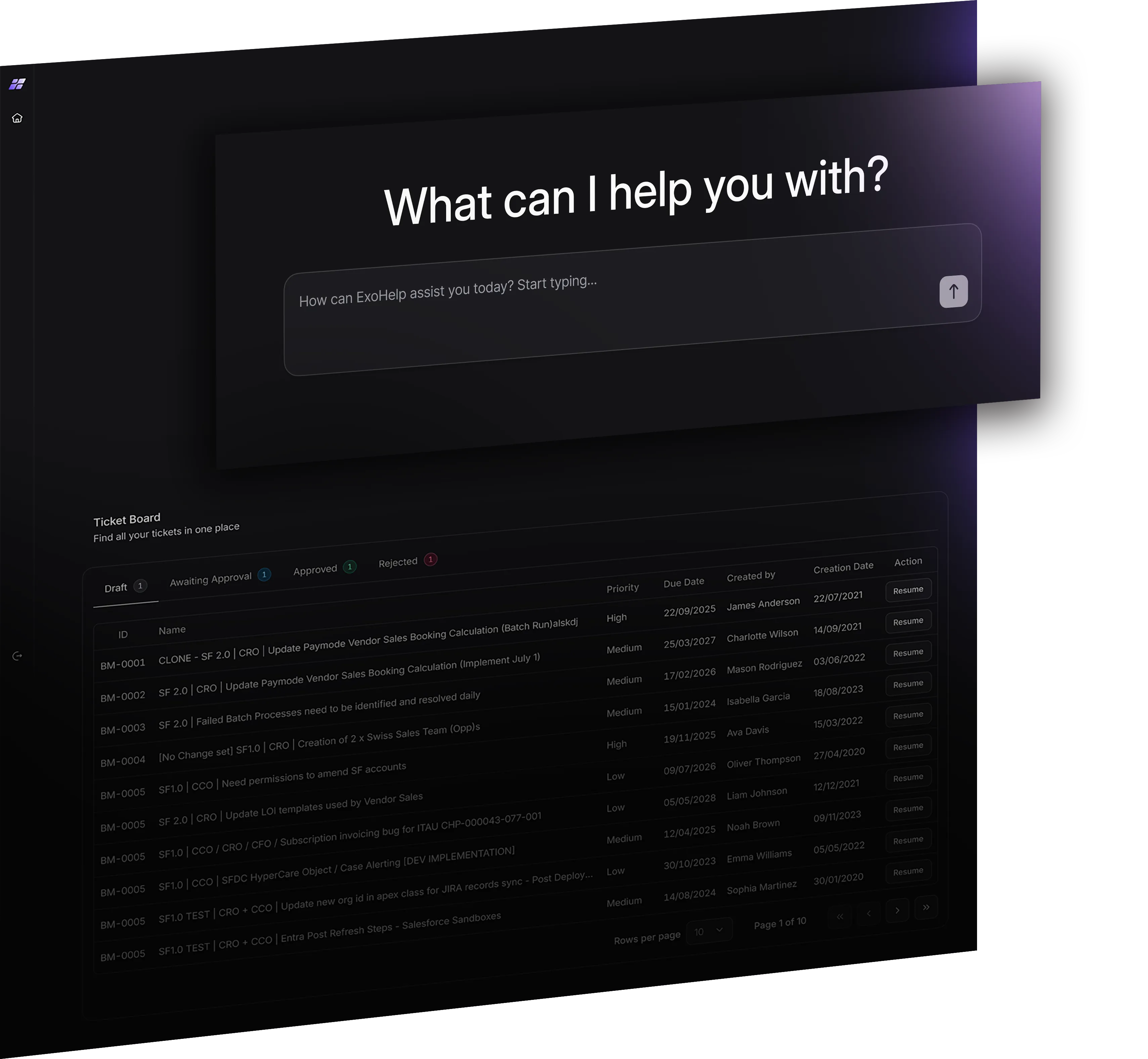 Exo Platform Interface